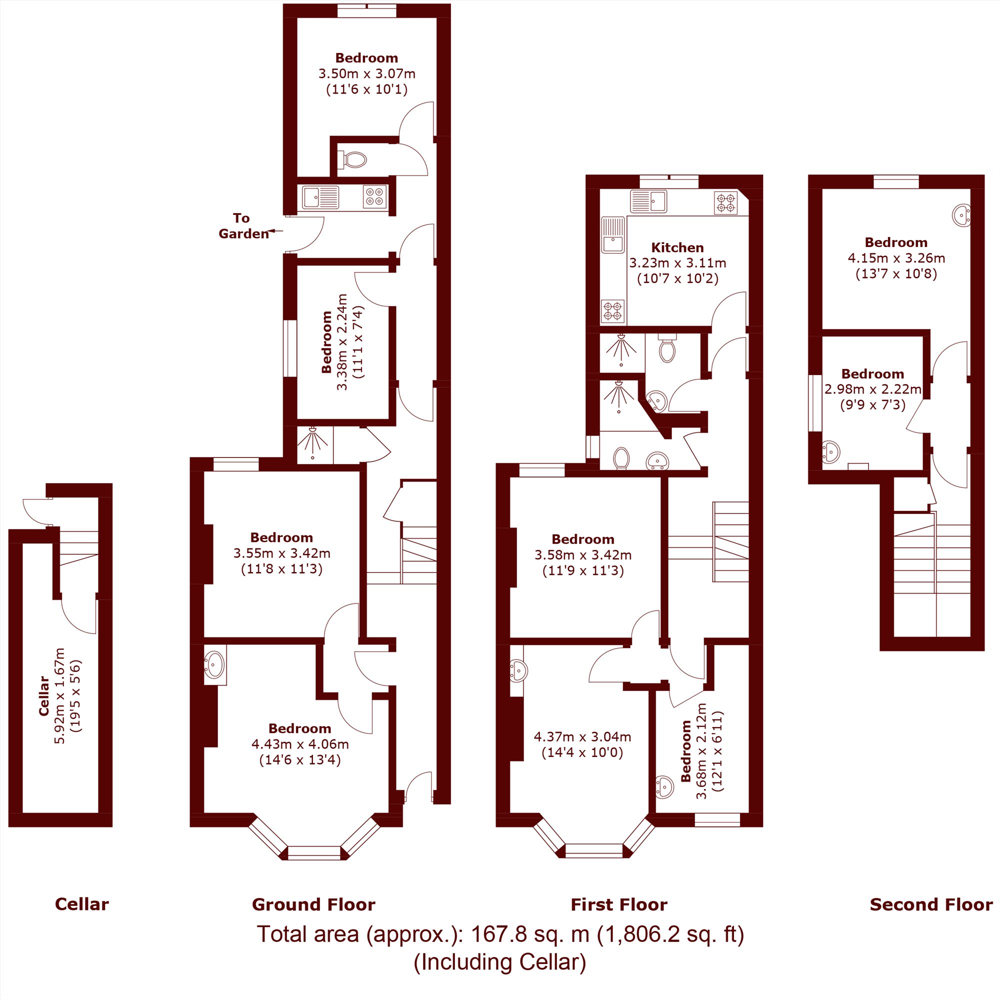 20, Bloemfontein Road, London floorplan