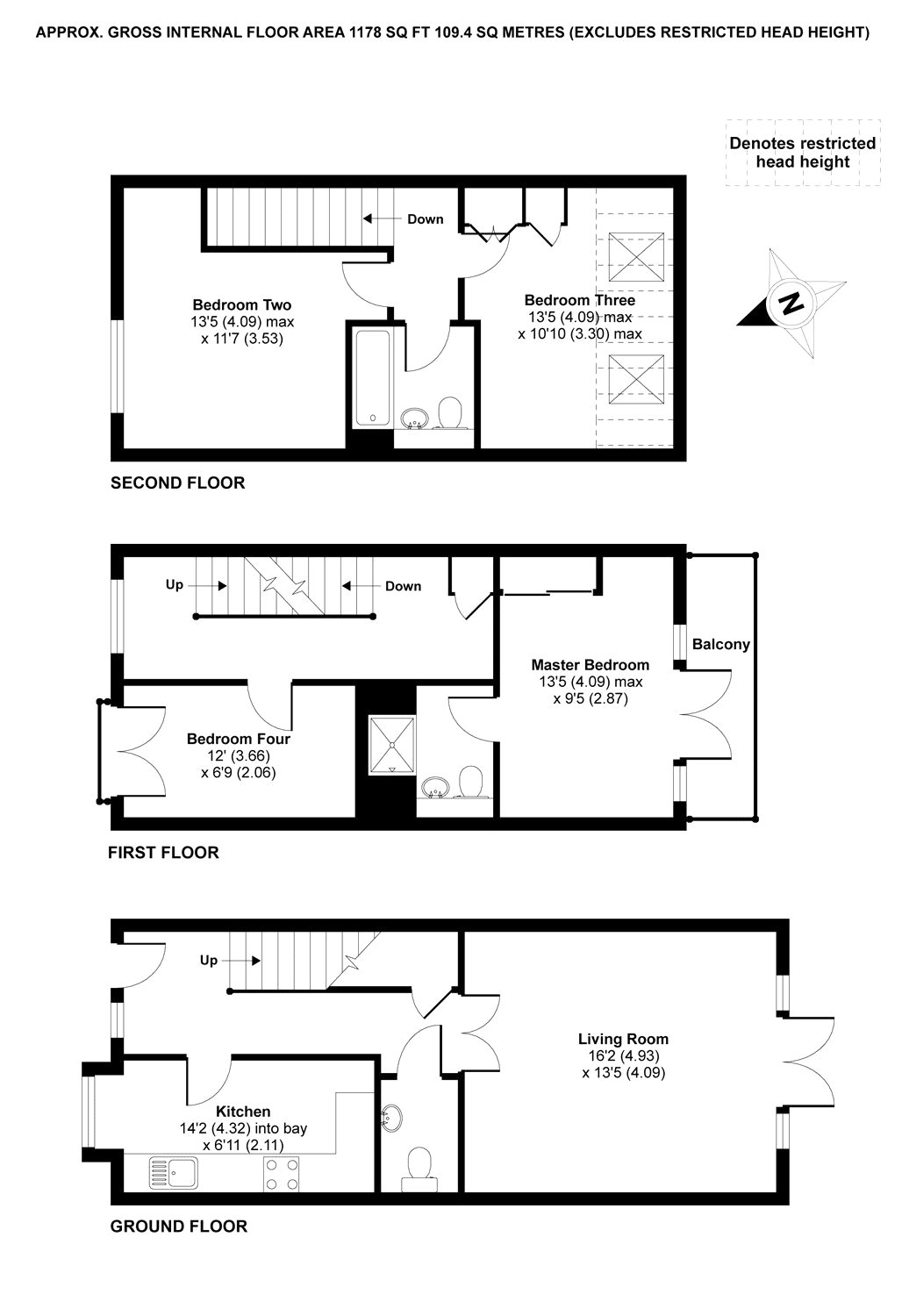 27, Robert Parker Road, Reading floorplan