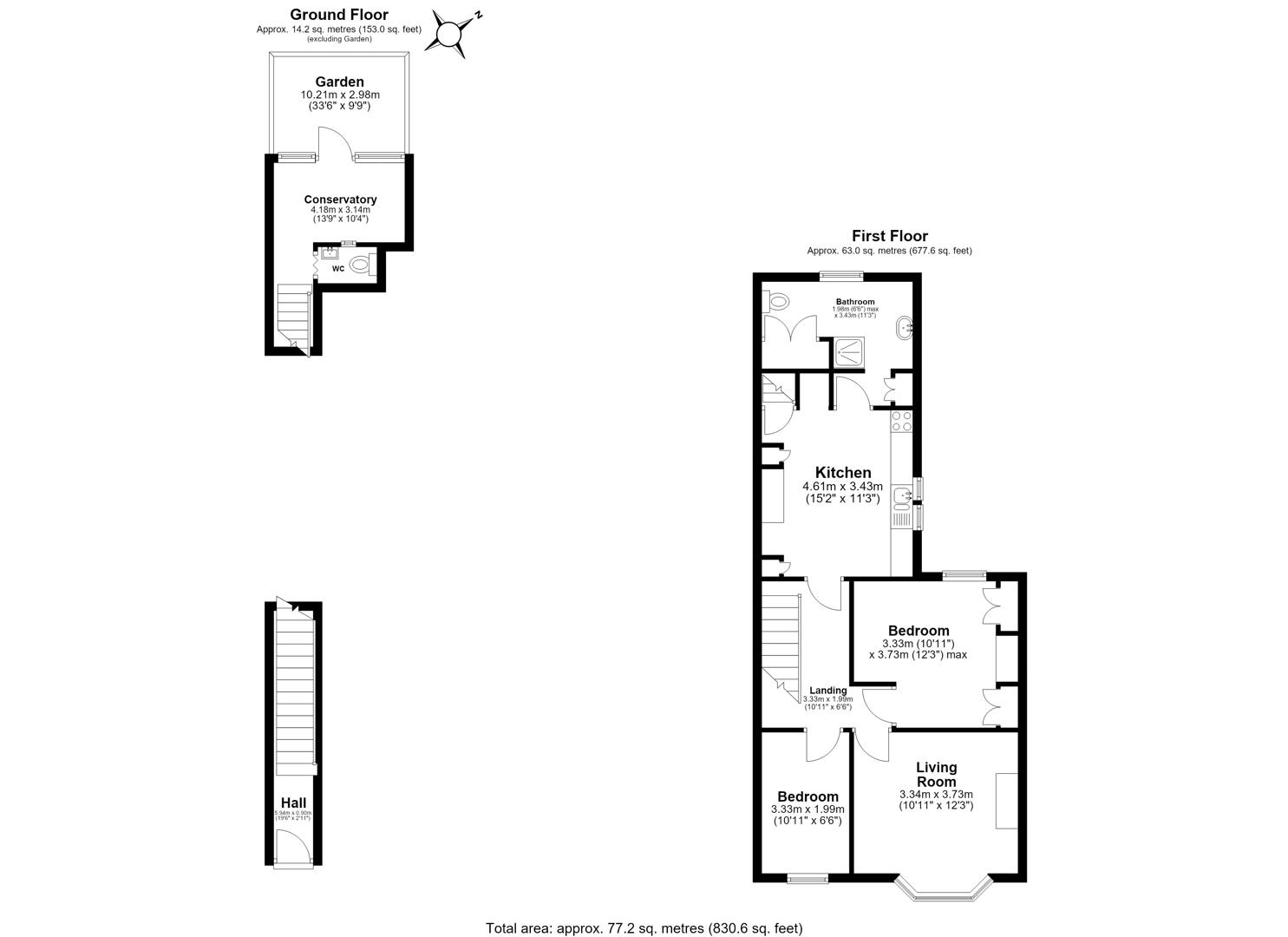 Claude Road, London, E13 0QB, LONDON floorplan