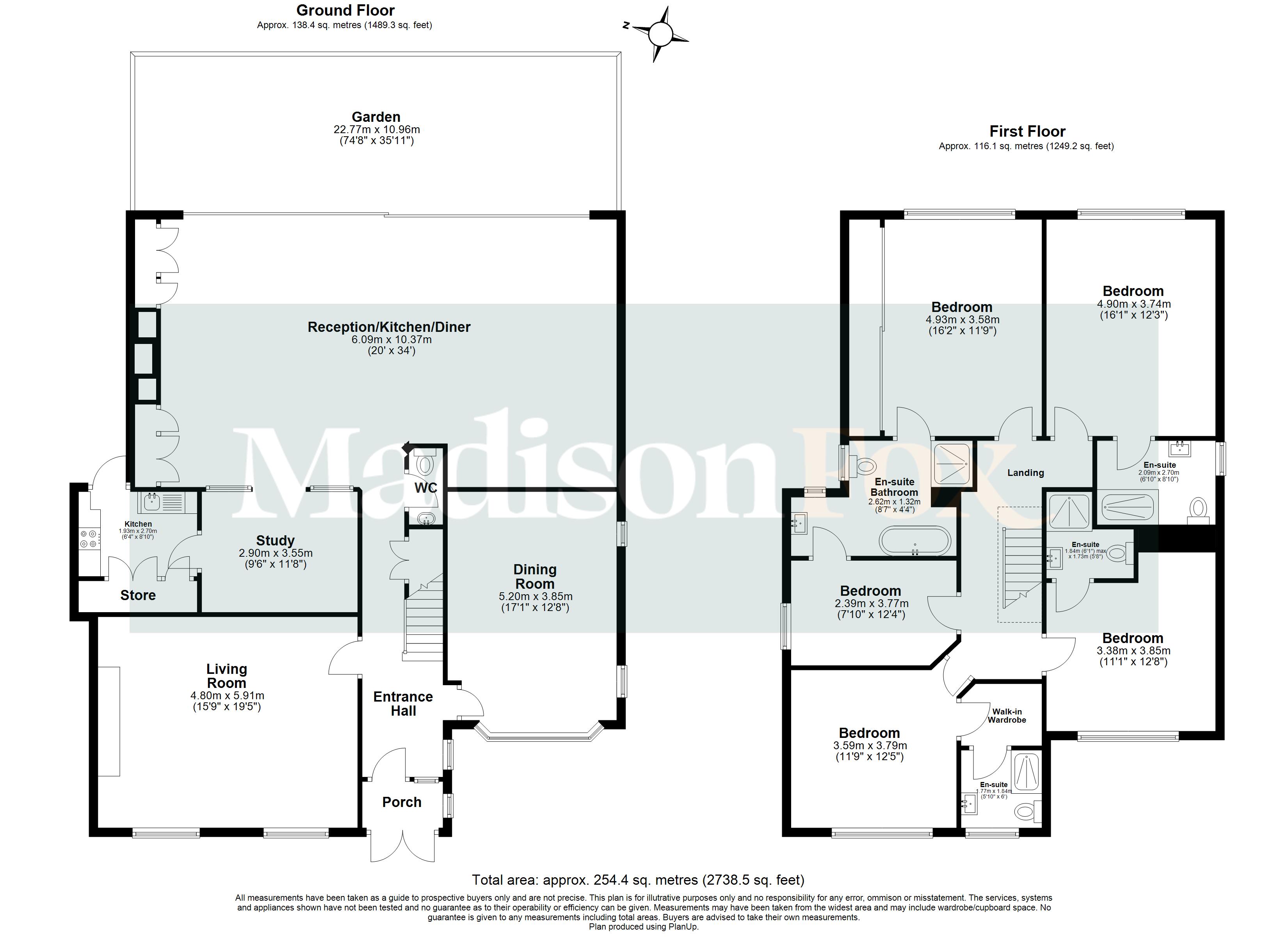 5, Woodland Way, Woodford Green floorplan