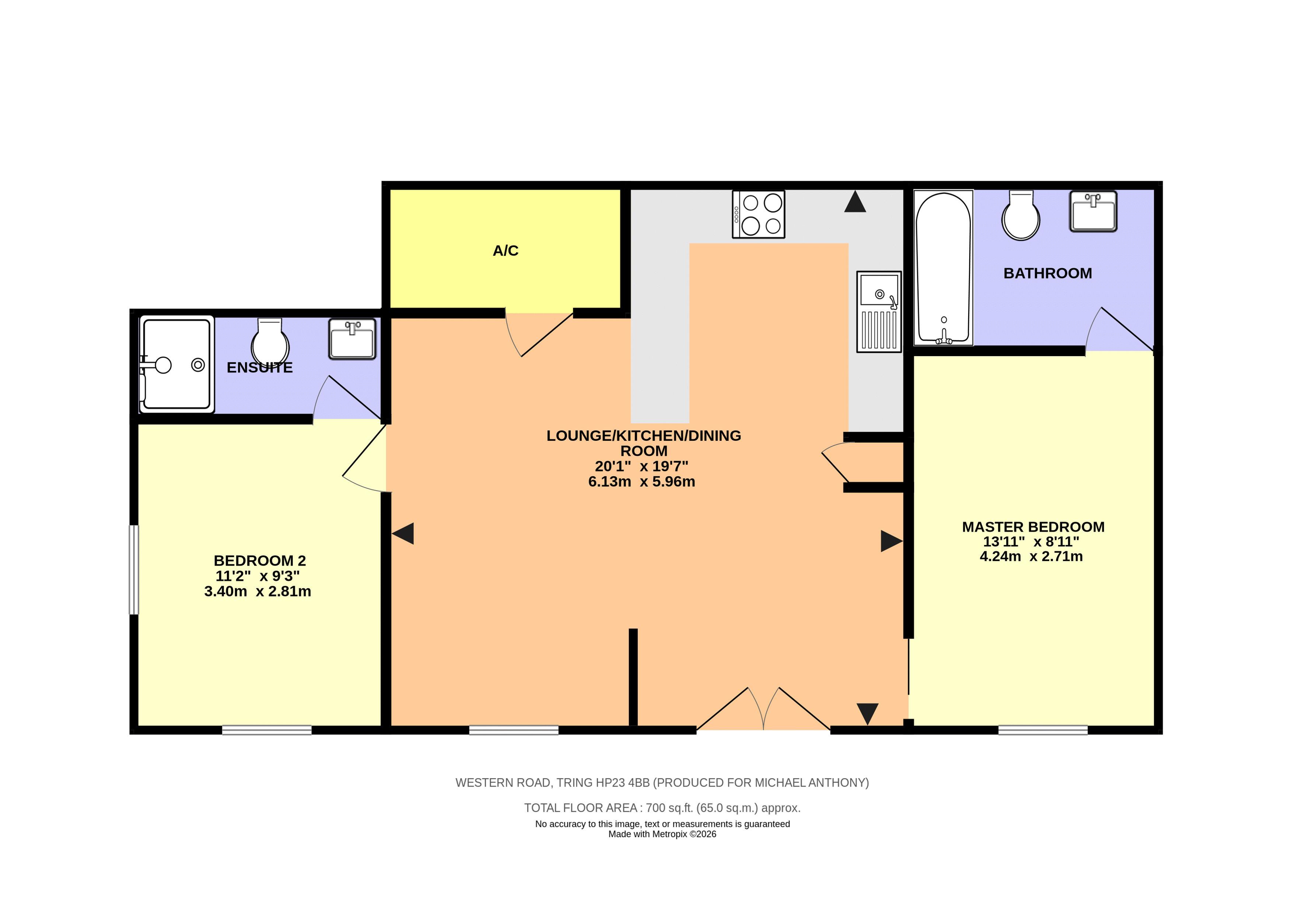 52b, Western Road, Tring floorplan