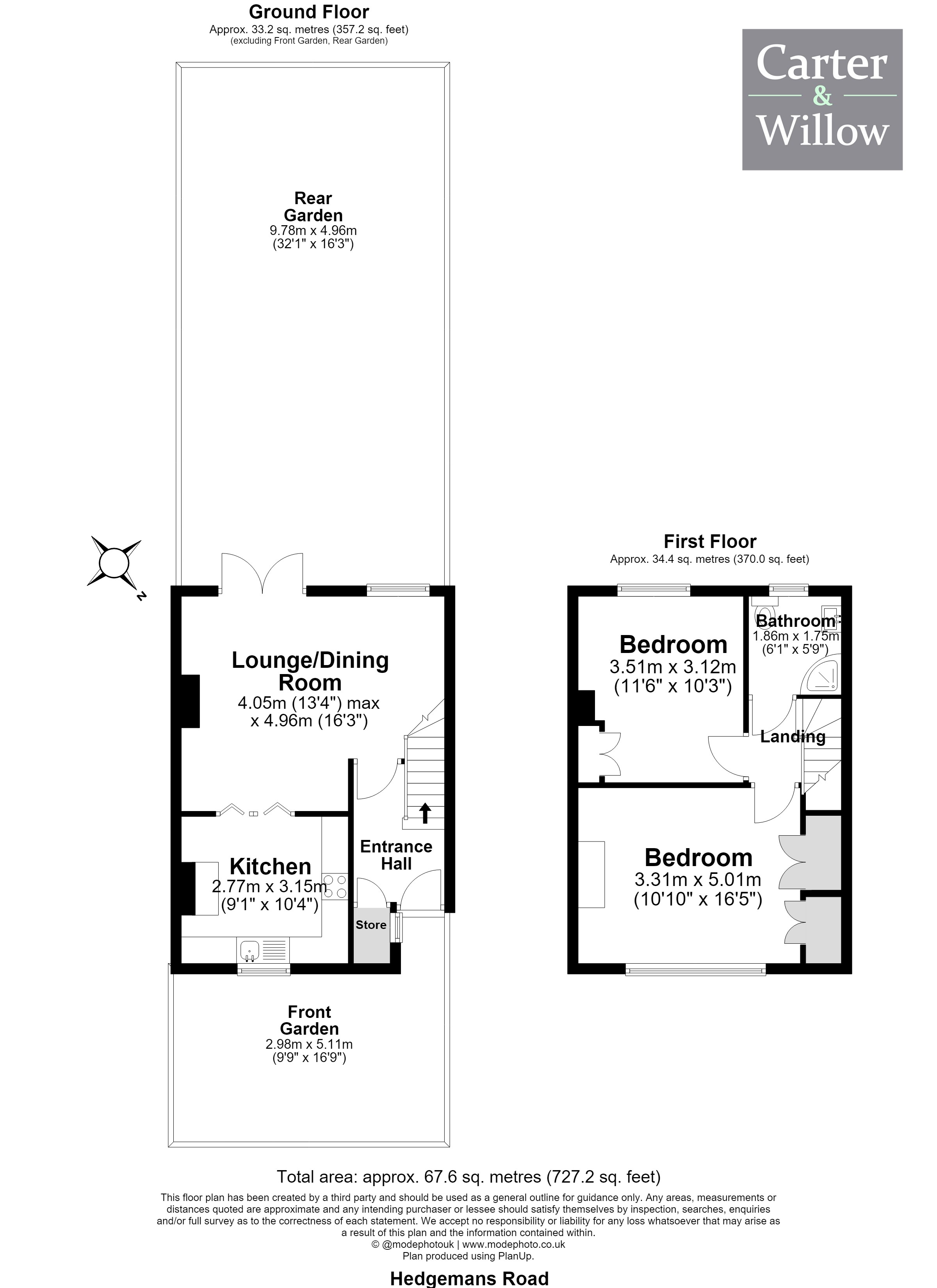 261, Hedgemans Road, Dagenham floorplan