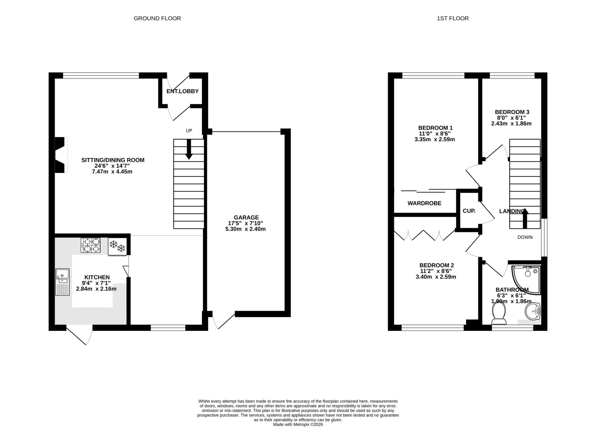 71, Meadow View Road, Exmouth floorplan