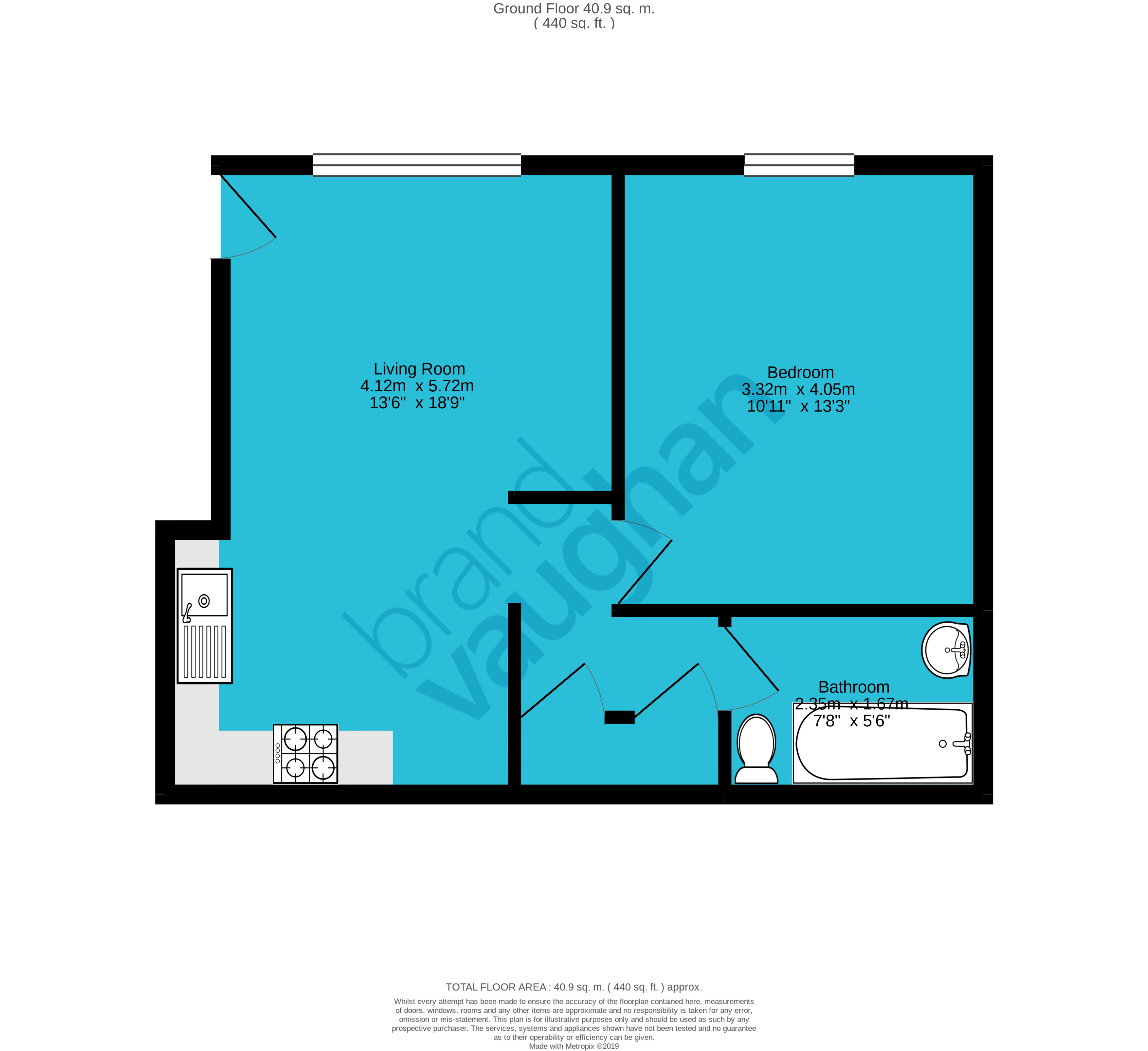 Marine Parade, Kemp Town, Brighton BN2, 1 bedroom flat for sale