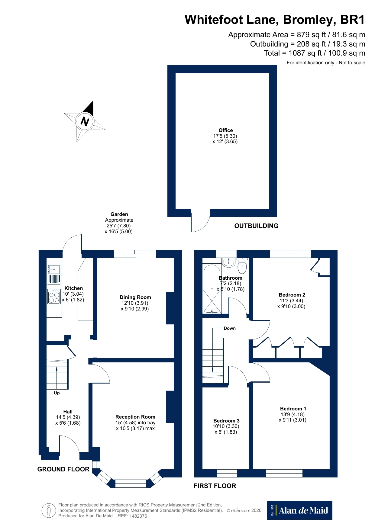 424, Whitefoot Lane, Bromley floorplan