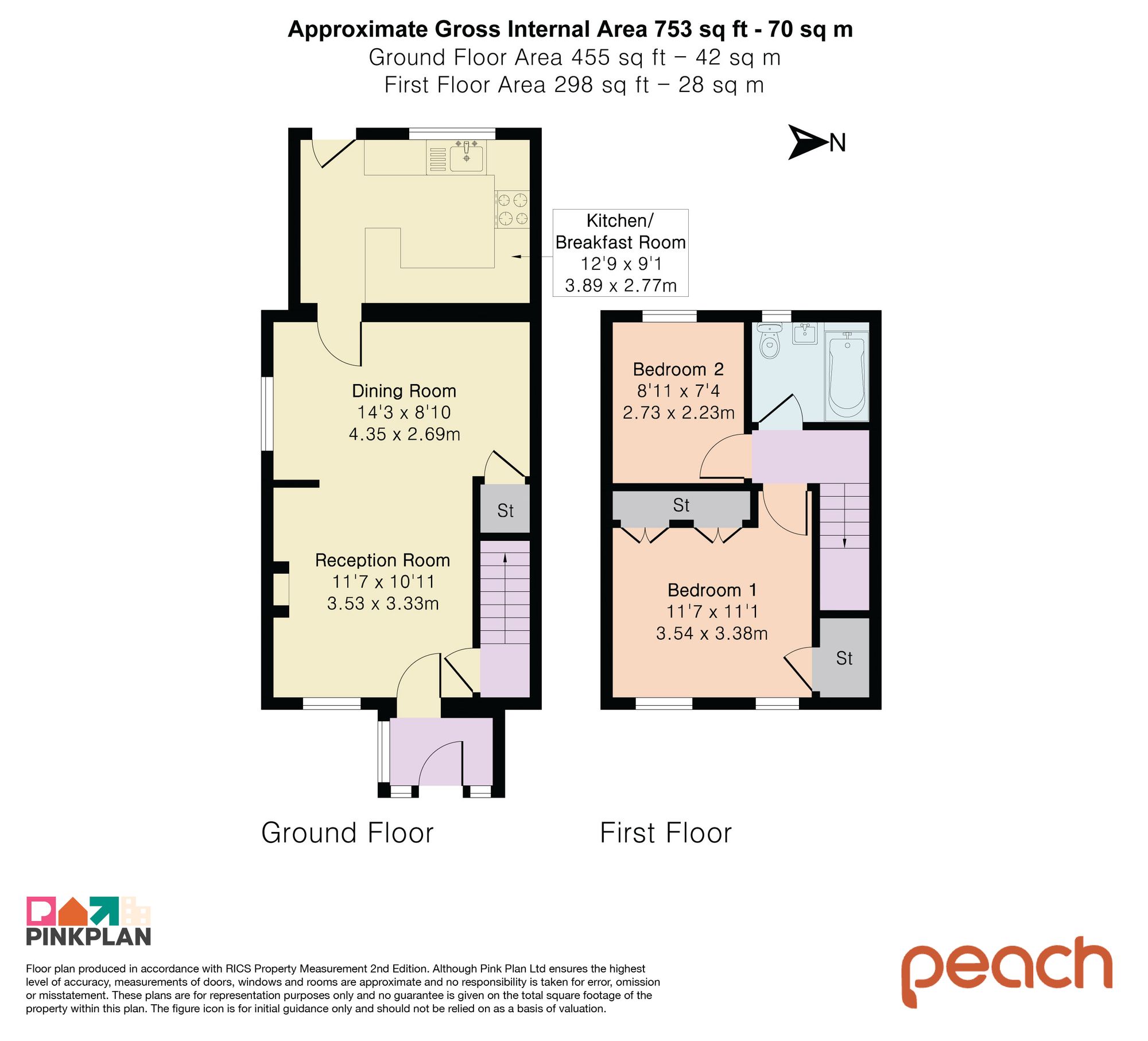 14 Francomes, Swindon floorplan
