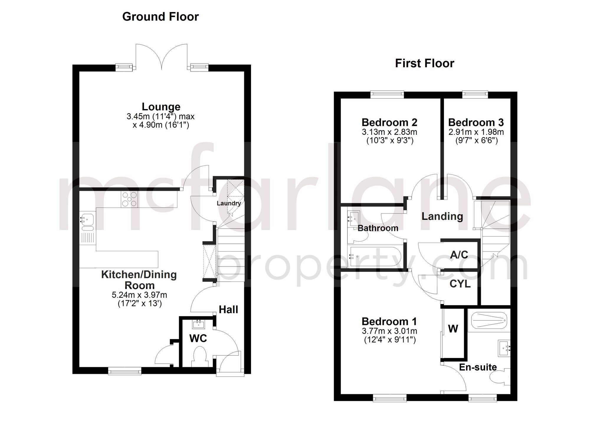The Cricklade, Plot 22 London Road, Tetbury floorplan