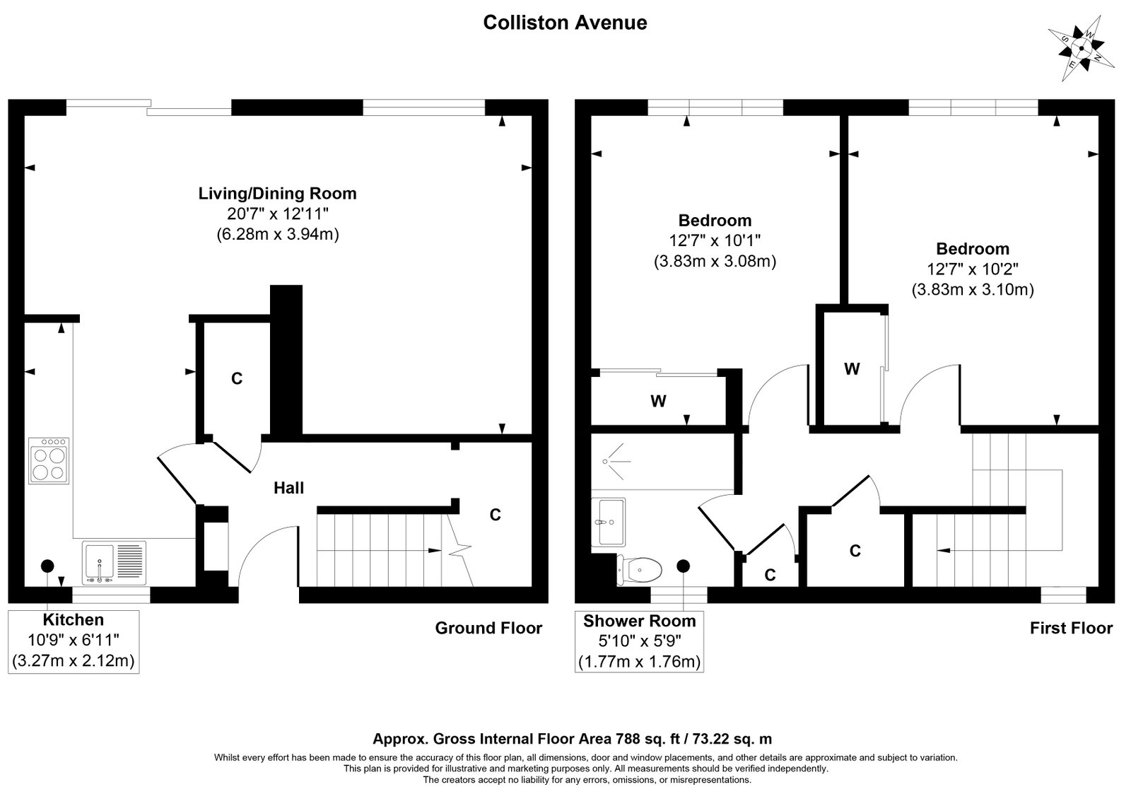 229, Colliston Avenue, Glenrothes floorplan