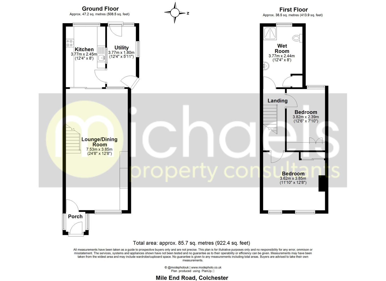 171, Mile End Road, Colchester floorplan