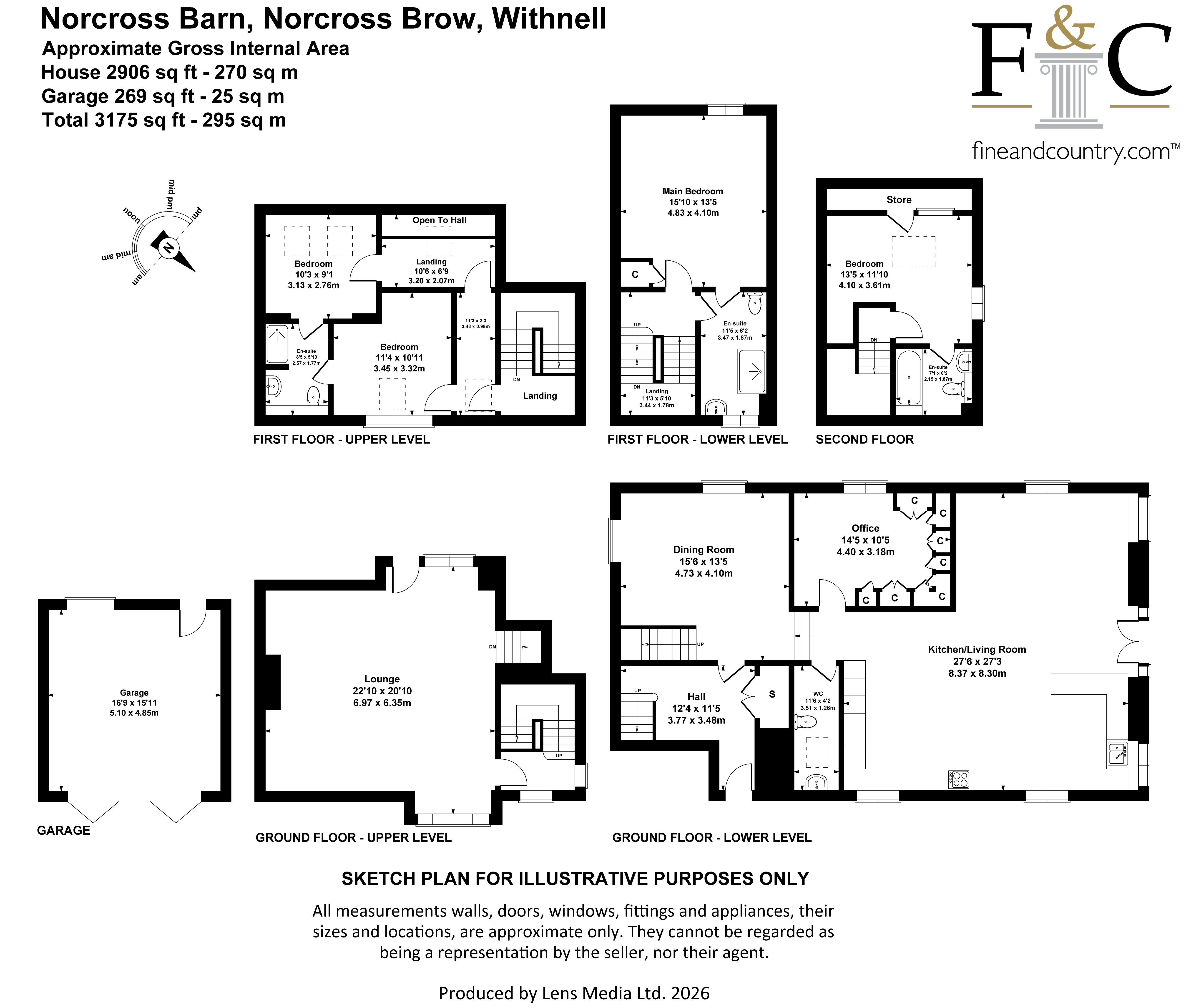 Norcross Barn,, Norcross Brow, Withnell floorplan