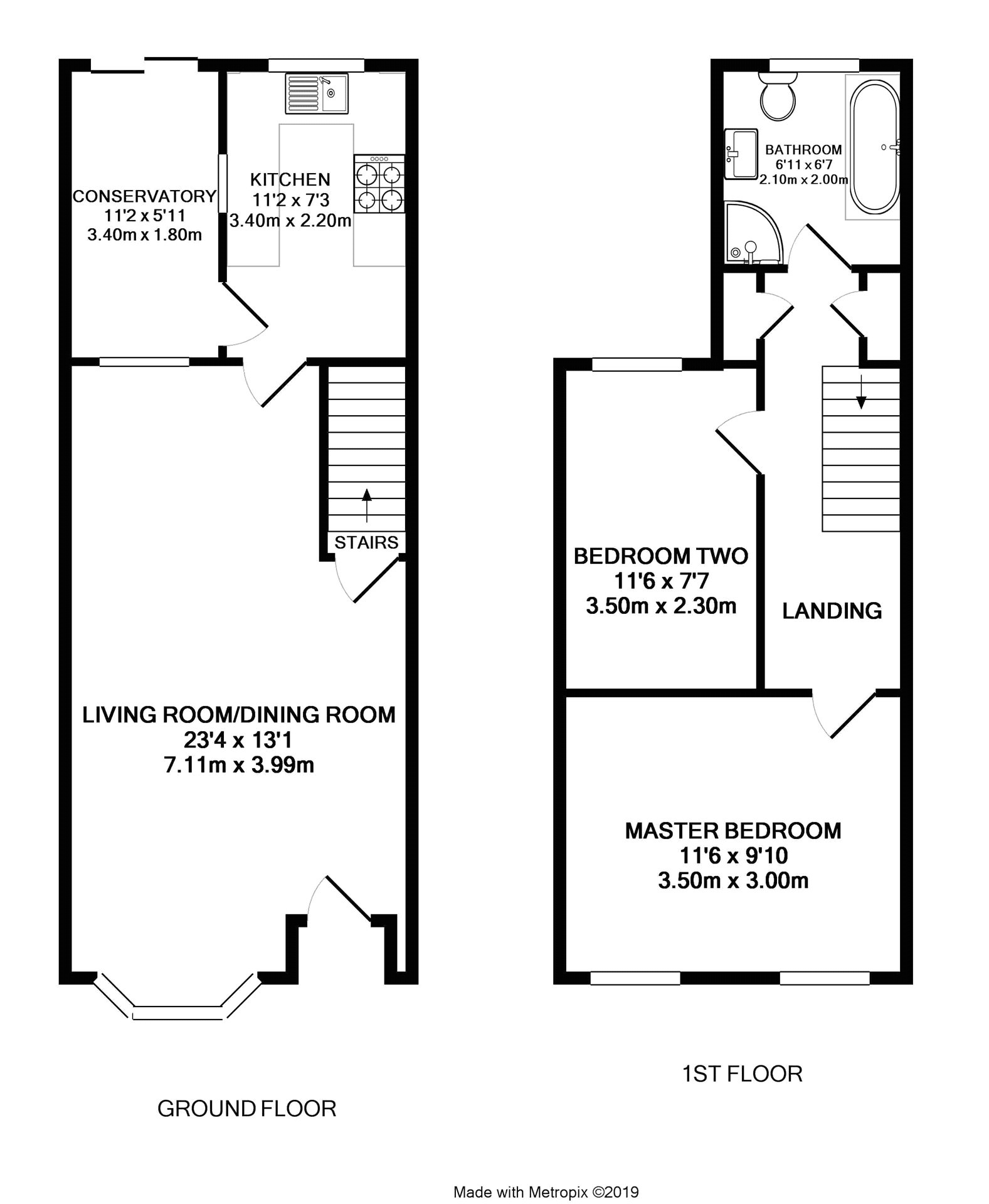 2 Bedrooms Semi-detached house to rent in Barossa Road, Camberley, Surrey GU15