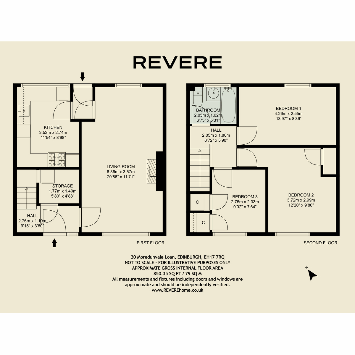 20, Moredunvale Loan, Edinburgh floorplan