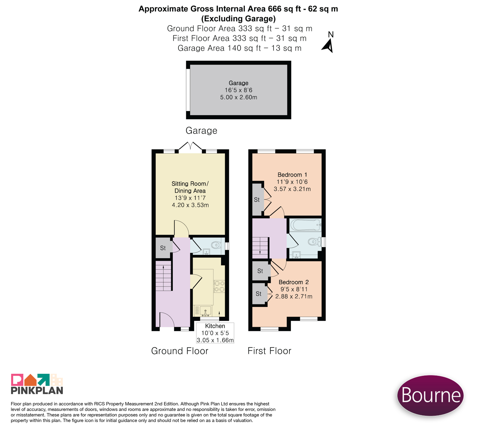 10 Charlotte Mews,, Heather Place, Esher floorplan