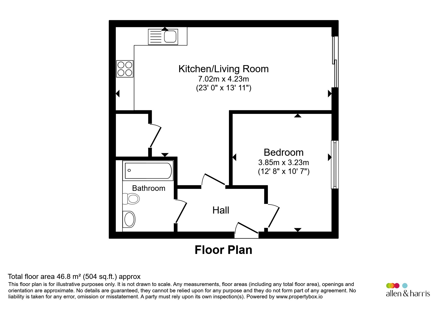 9, Sterling House, Oxford Road, Abingdon floorplan