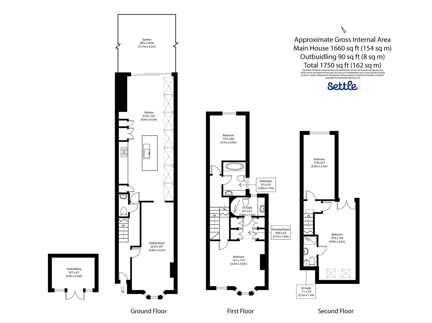 32, Campbell Road, London floorplan