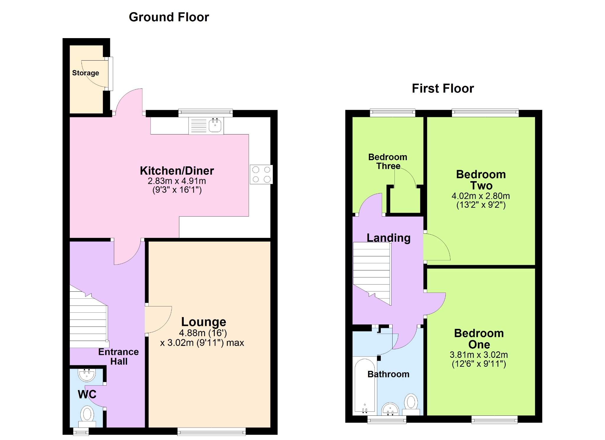 48, The Medway, Daventry floorplan