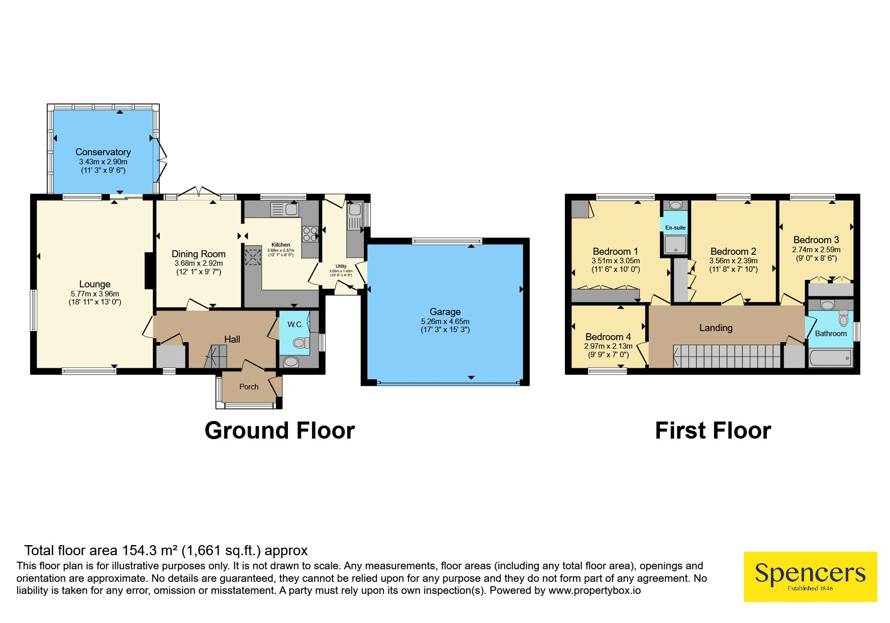 Bridport Close, Wigston, Leicestershire, LE18 floorplan