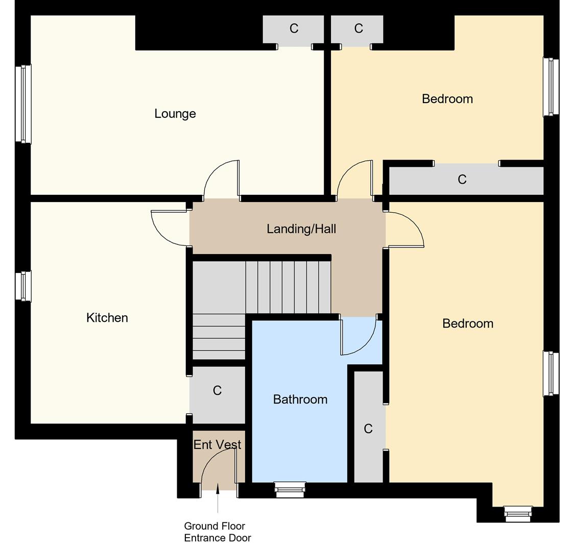 43, Millburn Avenue, Glenrothes floorplan