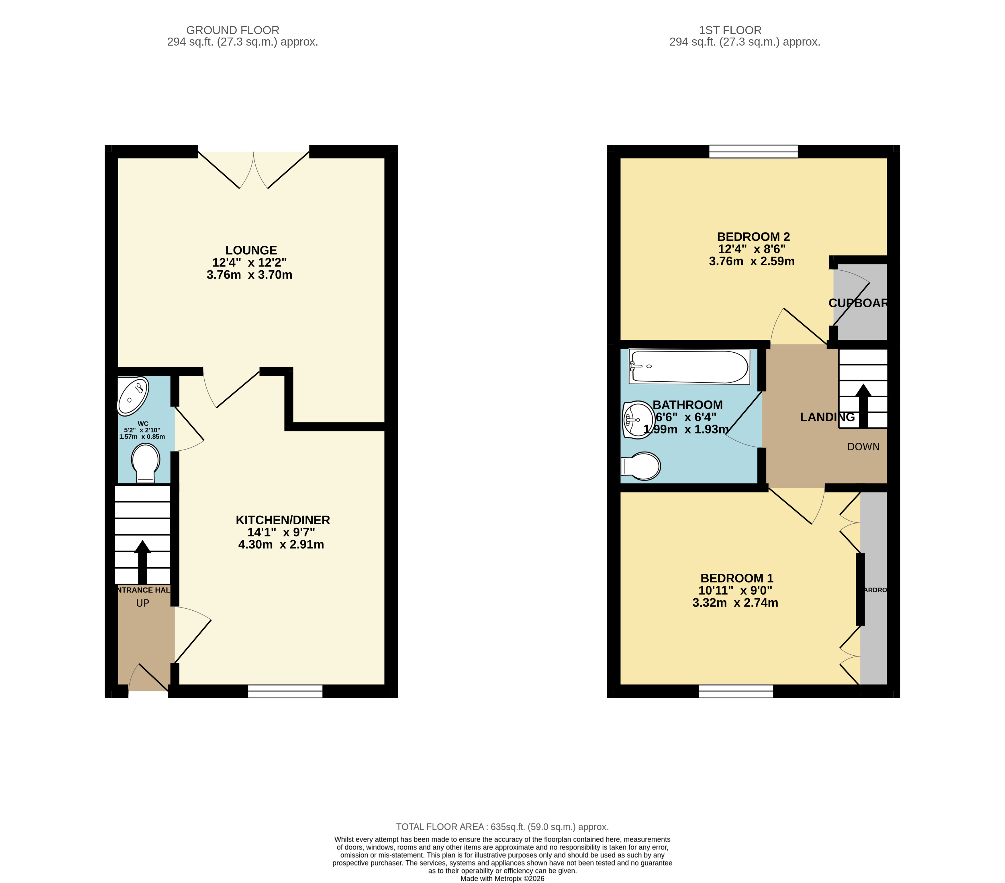 Willow Close, Newton Aycliffe floorplan