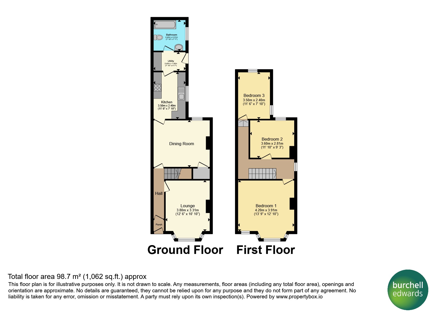 22, Deakin Road, Birmingham floorplan