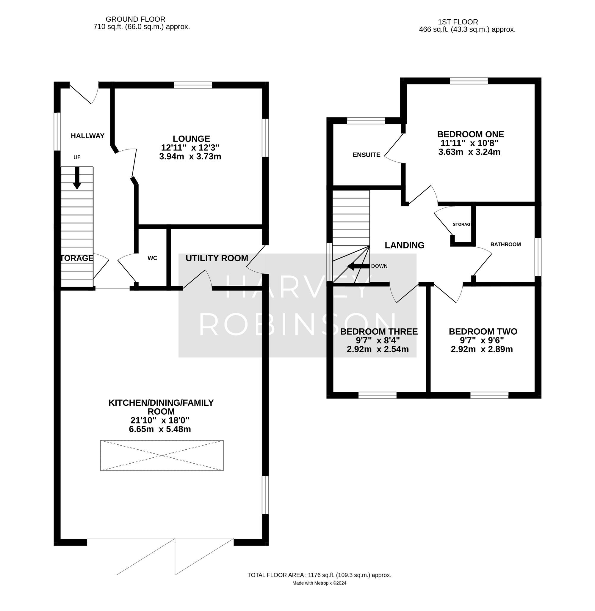 33 Apple Tree Close, Huntingdon floorplan