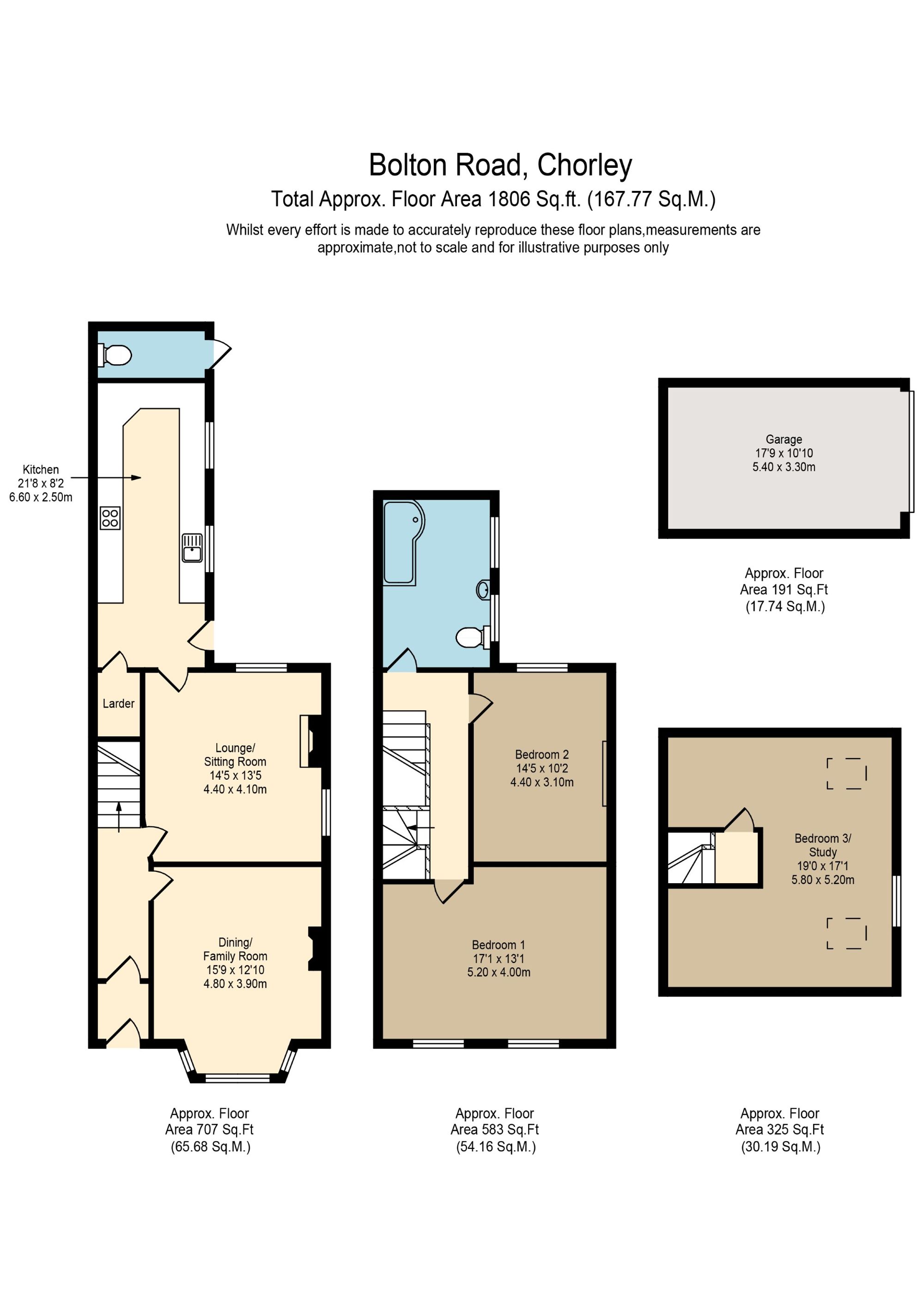 107 Bolton Road, Chorley floorplan
