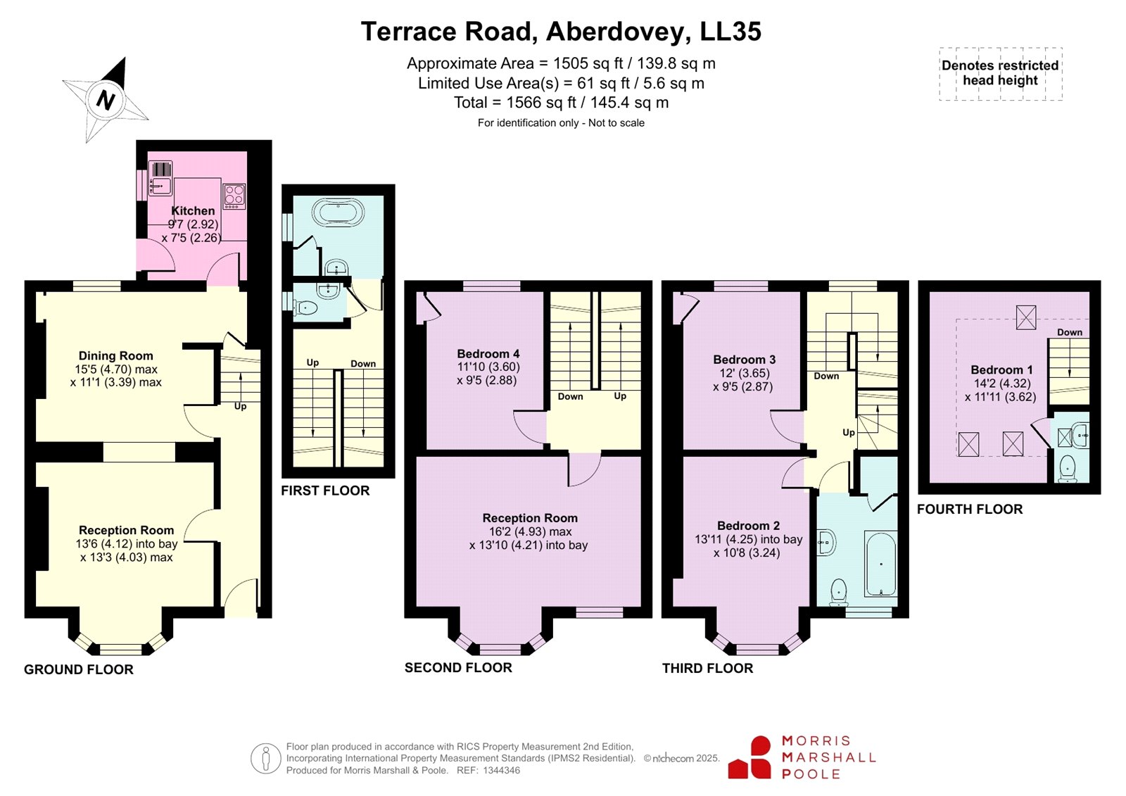 Glandwr, 1, Terrace Road, Gwynedd floorplan