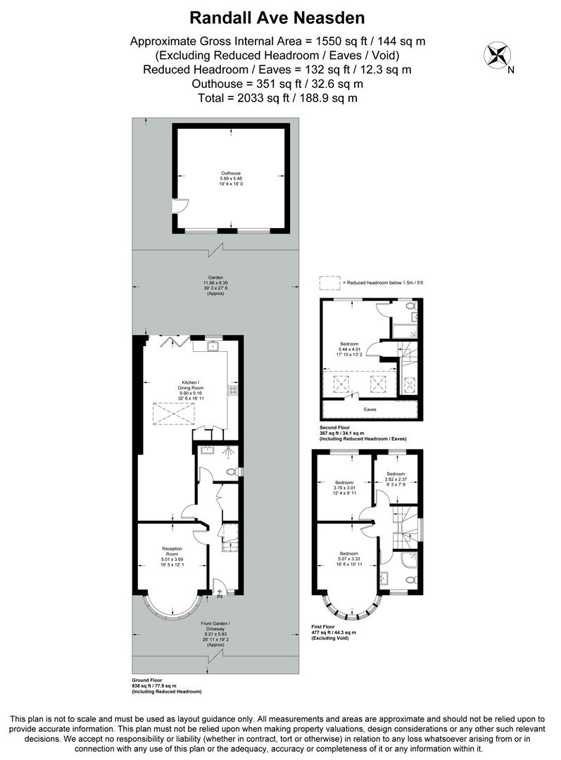 Randall Avenue, London floorplan