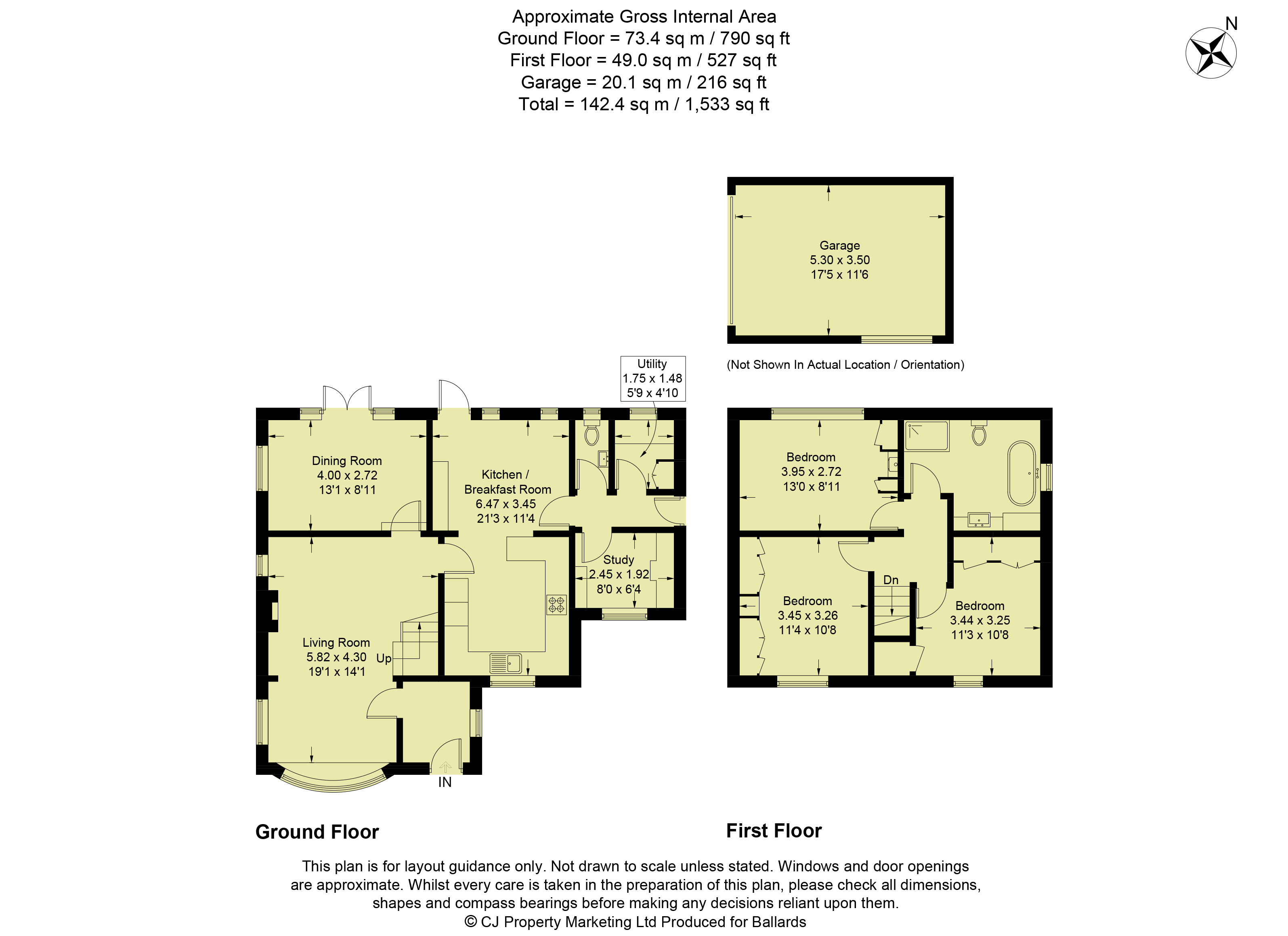 Reades Lane, Reading floorplan