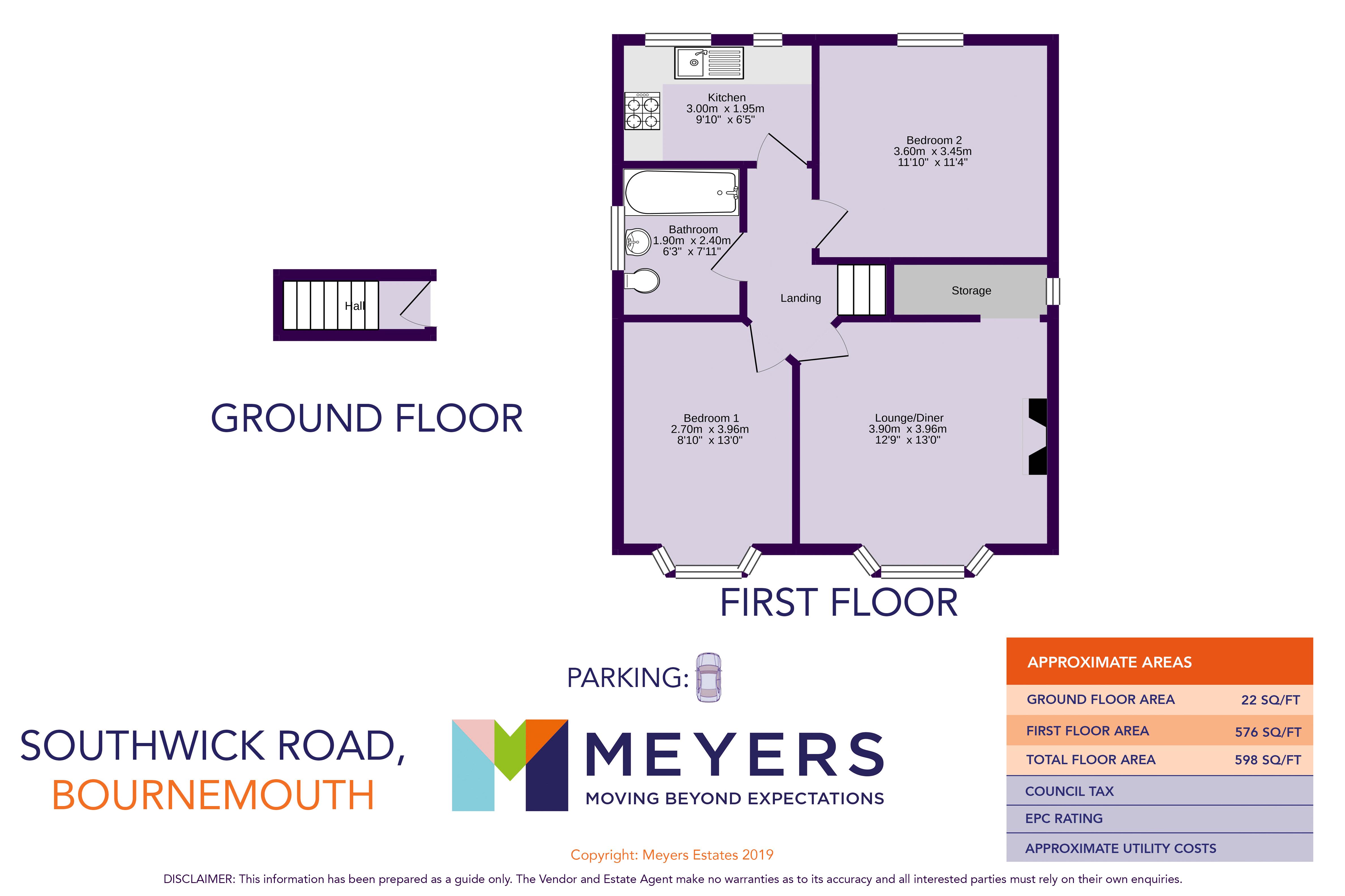 2 bed flat for sale in Southwick Road, Bournemouth BH6 Zoopla