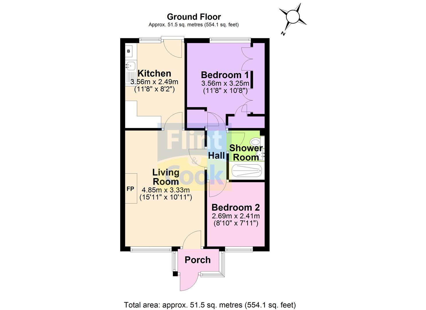 22, Fallowfield Close, Hereford floorplan