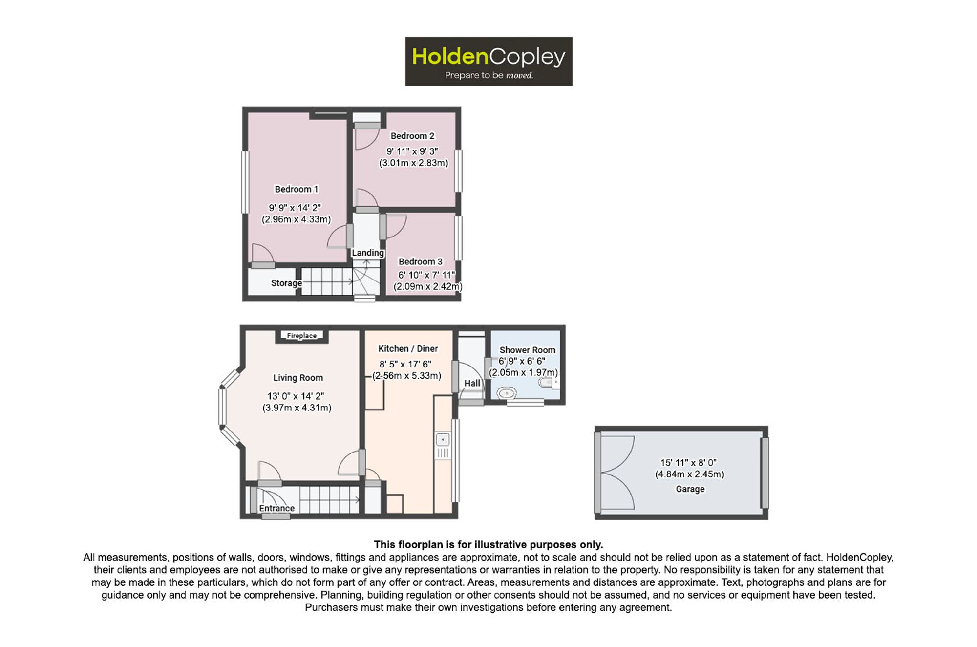 17 Brinsley Close, Nottingham floorplan