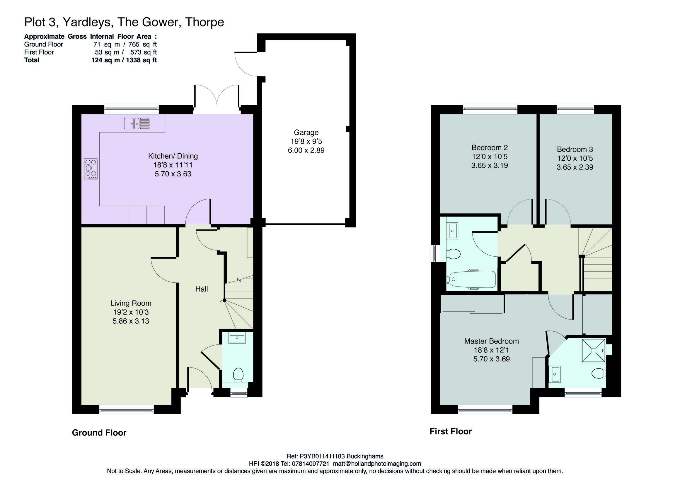 3 Bedrooms Detached house for sale in The Gower, Thorpe, Egham TW20