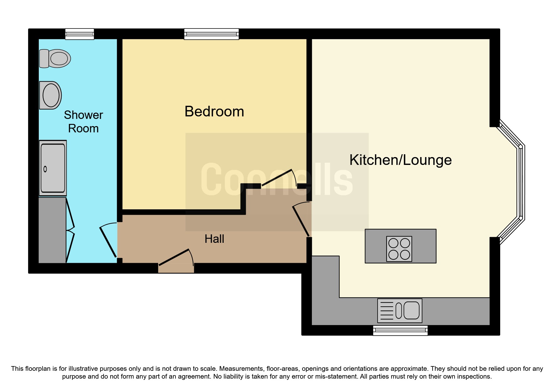 Graham Road, Malvern WR14, 1 bedroom flat for sale 61933203