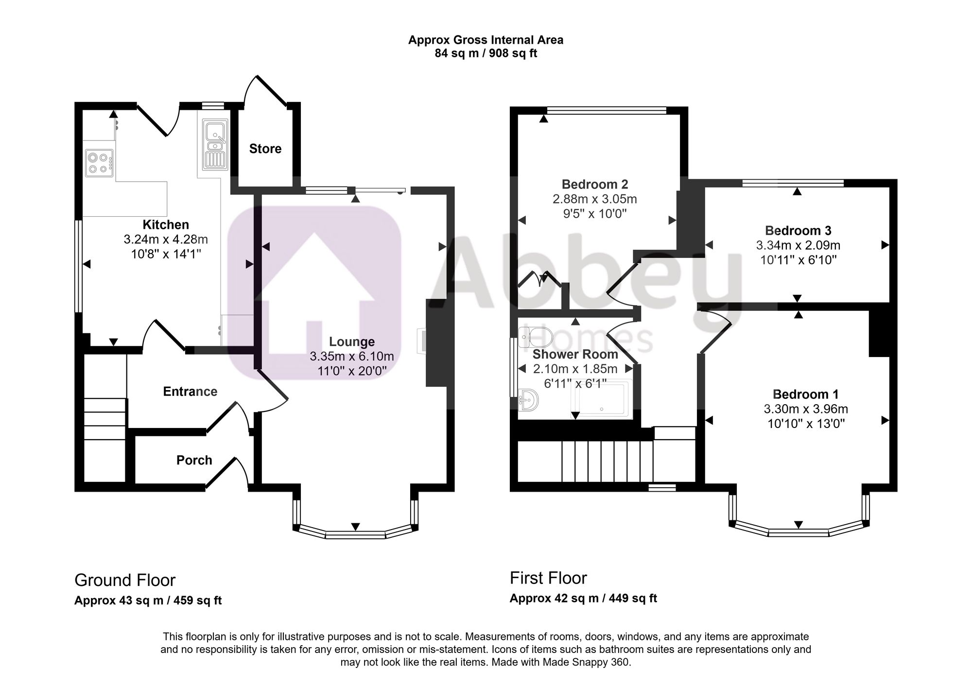 21 Bembridge Road, Leicester floorplan