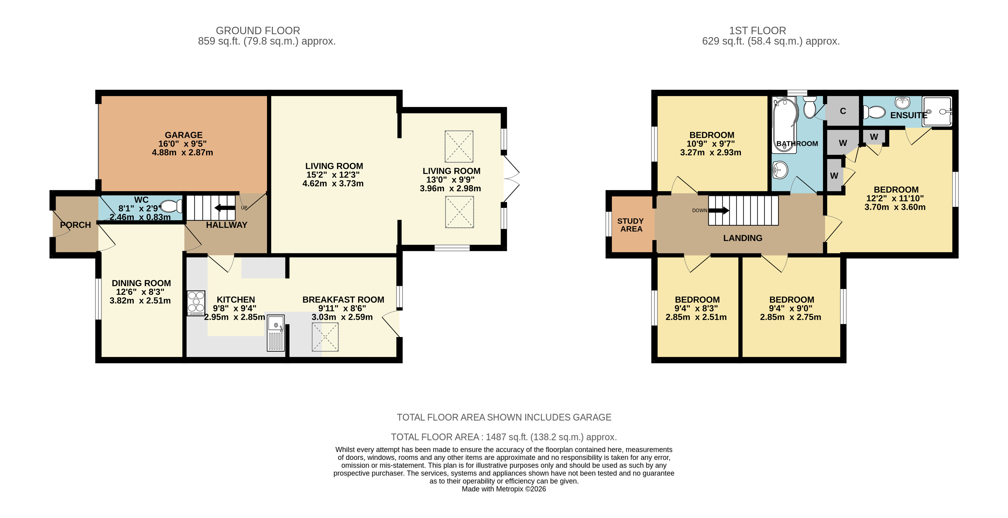 45, Boxbush Road, Cirencester floorplan