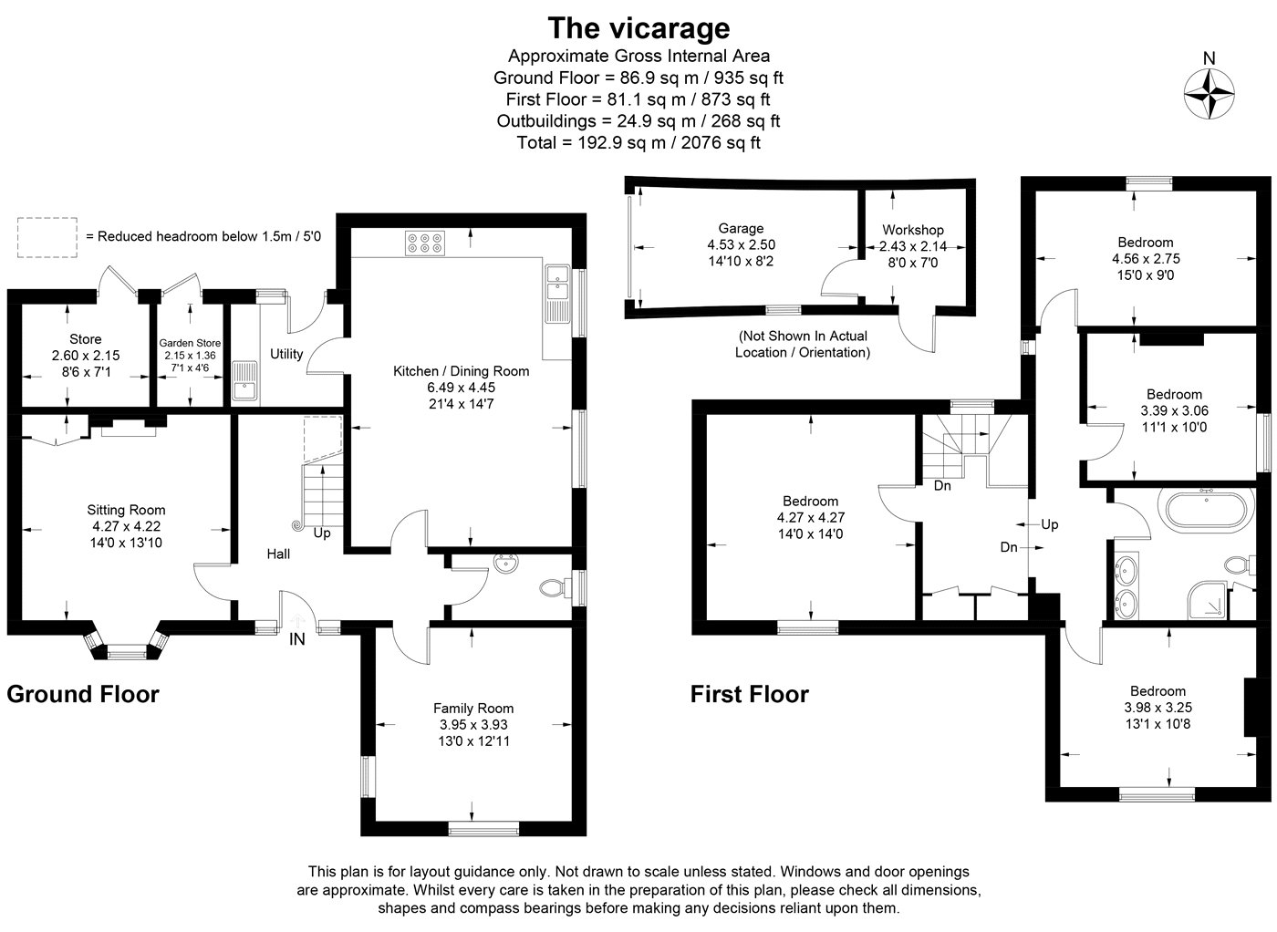 The Vicarage, 3, Beck Street, Lincoln floorplan