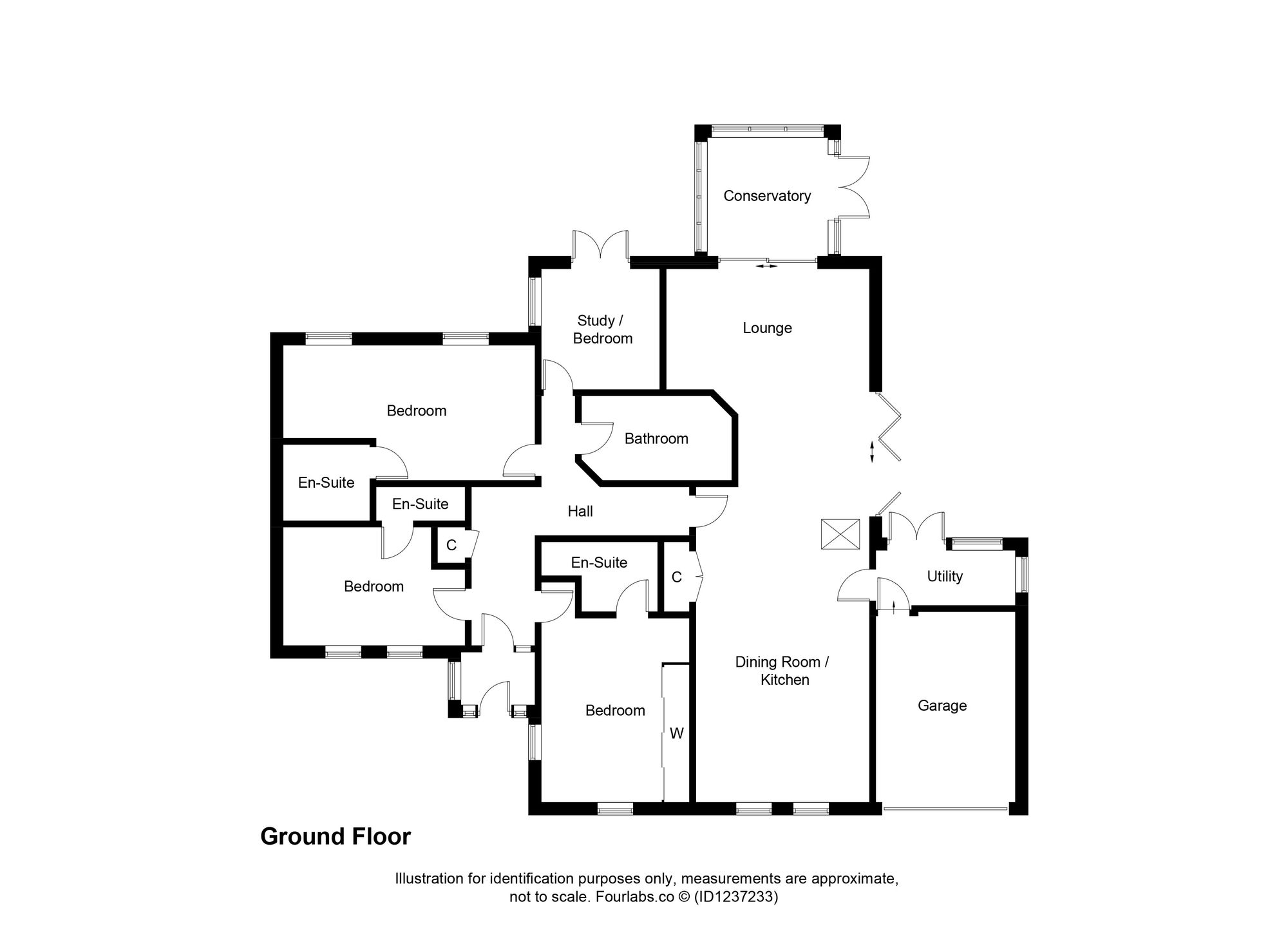 Hillcrest House, Cupar floorplan