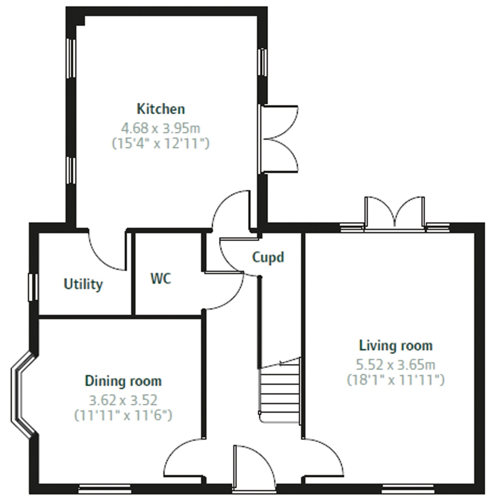 4 Bedrooms Detached house for sale in 