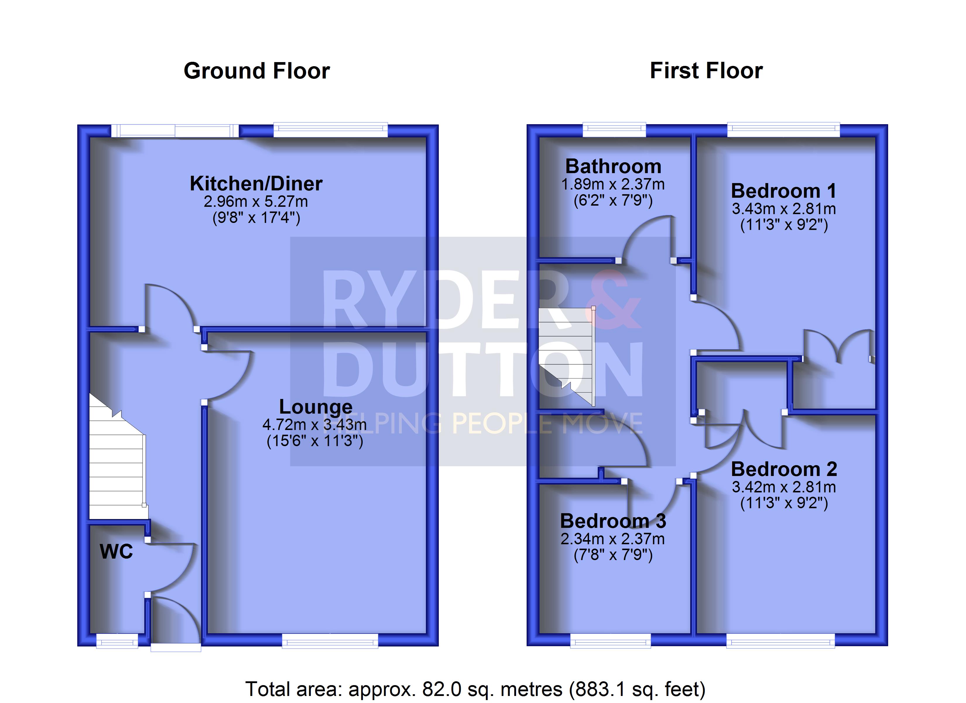 Swinside Close, Middleton, Manchester, M24 floorplan