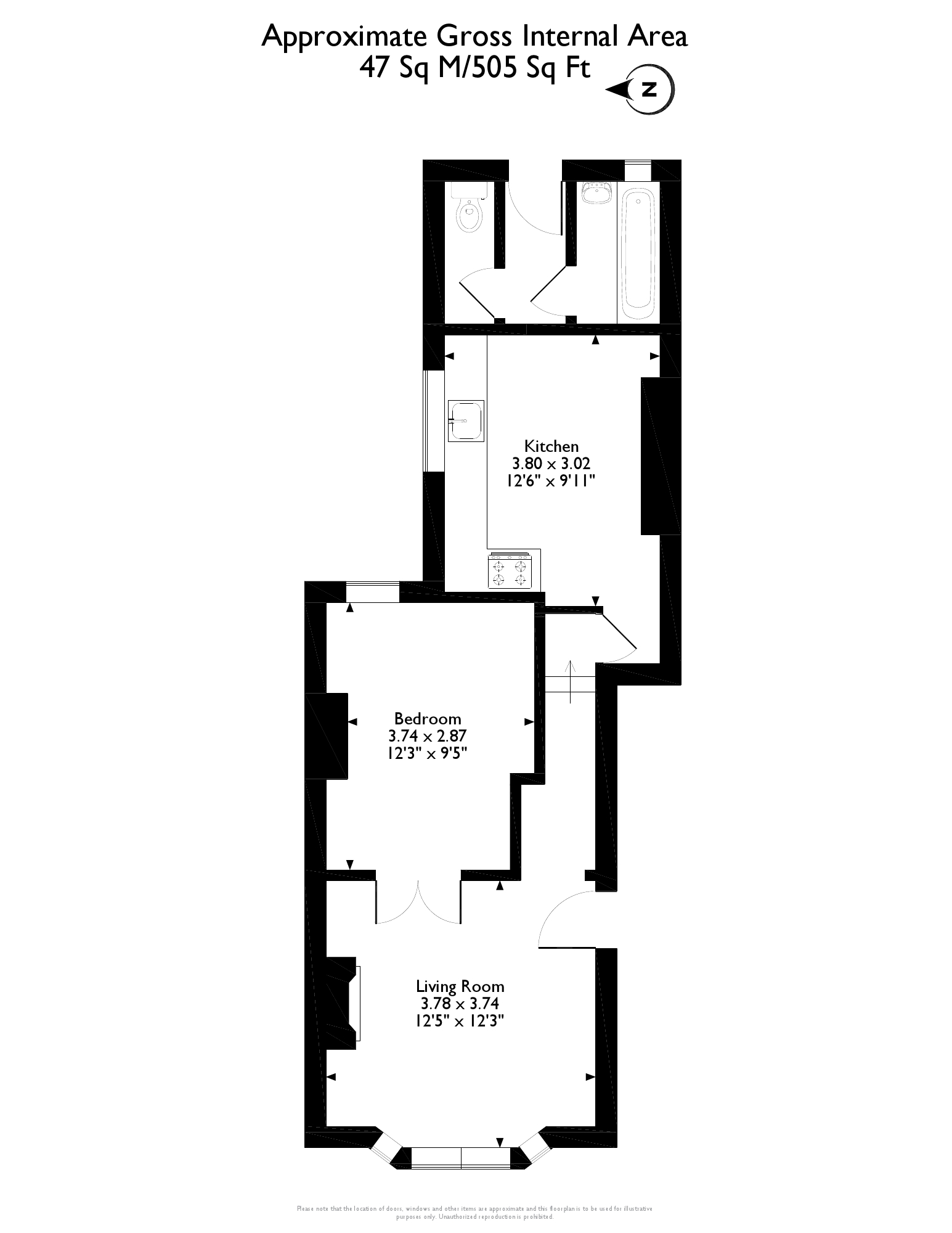 1 Bedrooms Flat for sale in Plato Road, London SW2