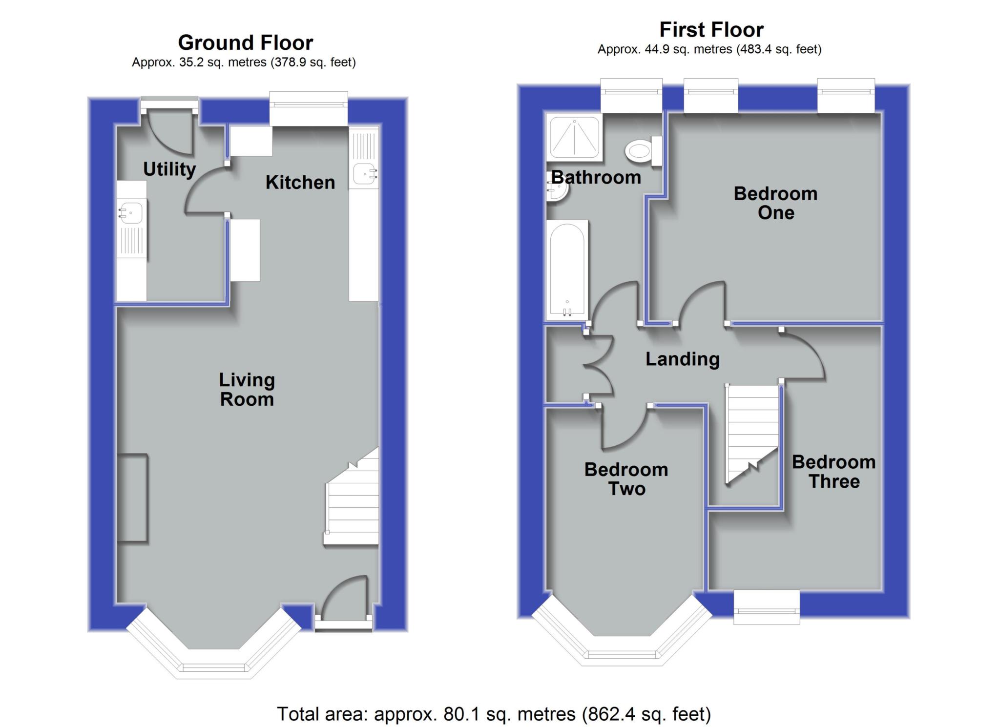 Pleasant Place, Chapel Street, Tregaron floorplan