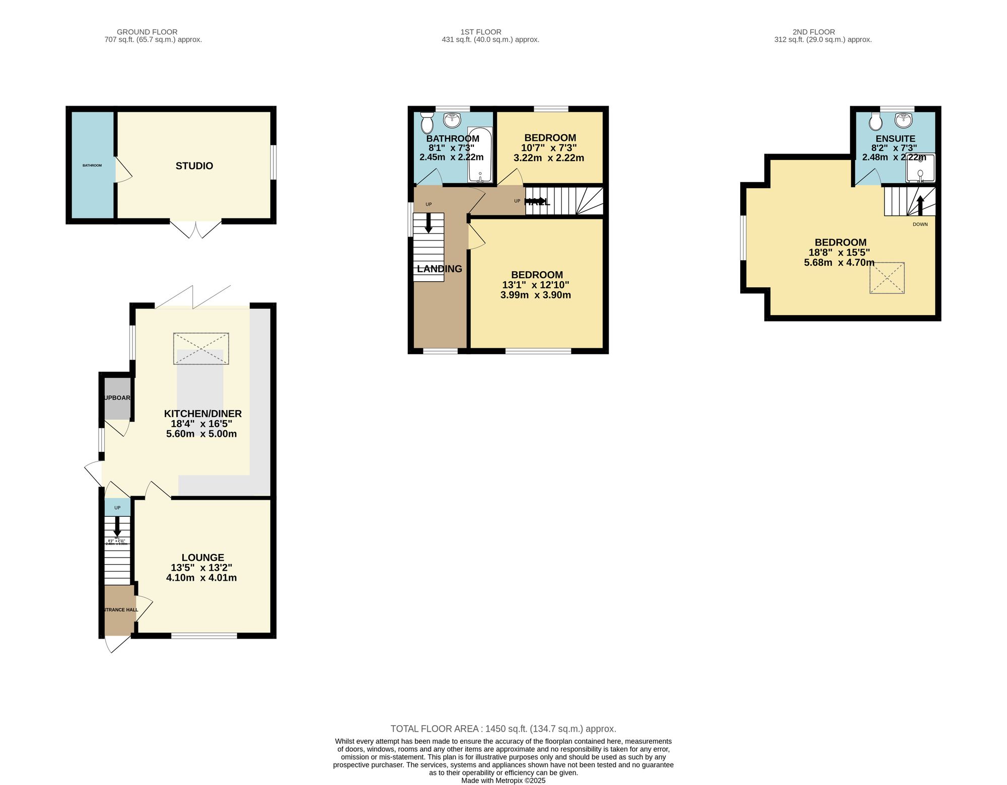 1a Pilgrims Way, Sevenoaks floorplan