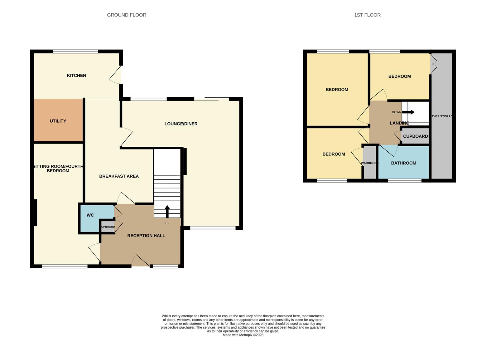 77, Worston Road, Highbridge floorplan