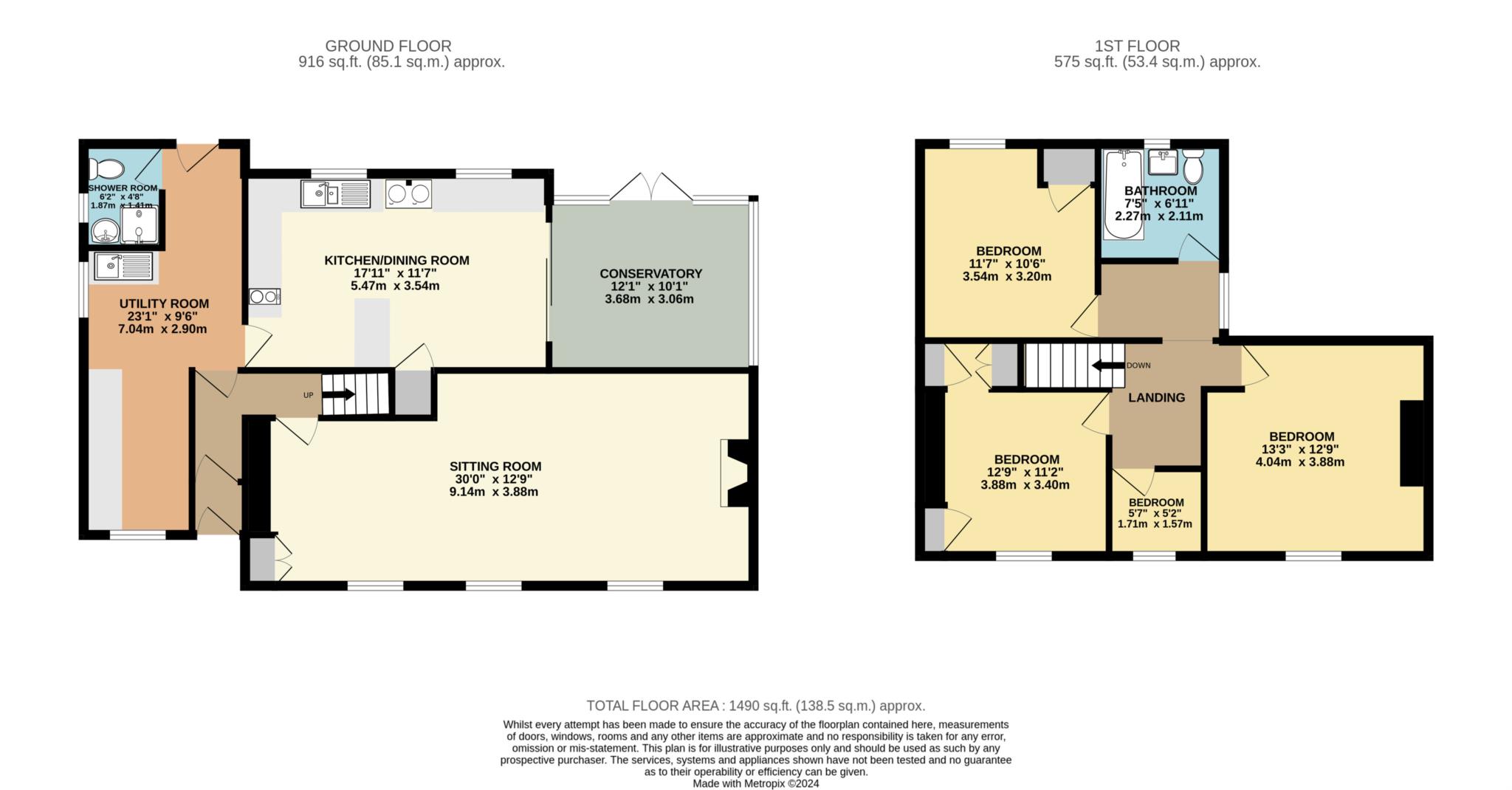 Polstraul, Delabole floorplan