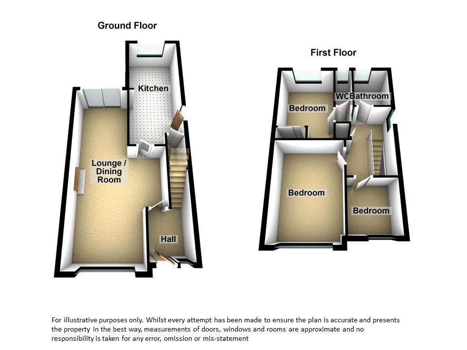 13, Berwyn Way, Nuneaton floorplan