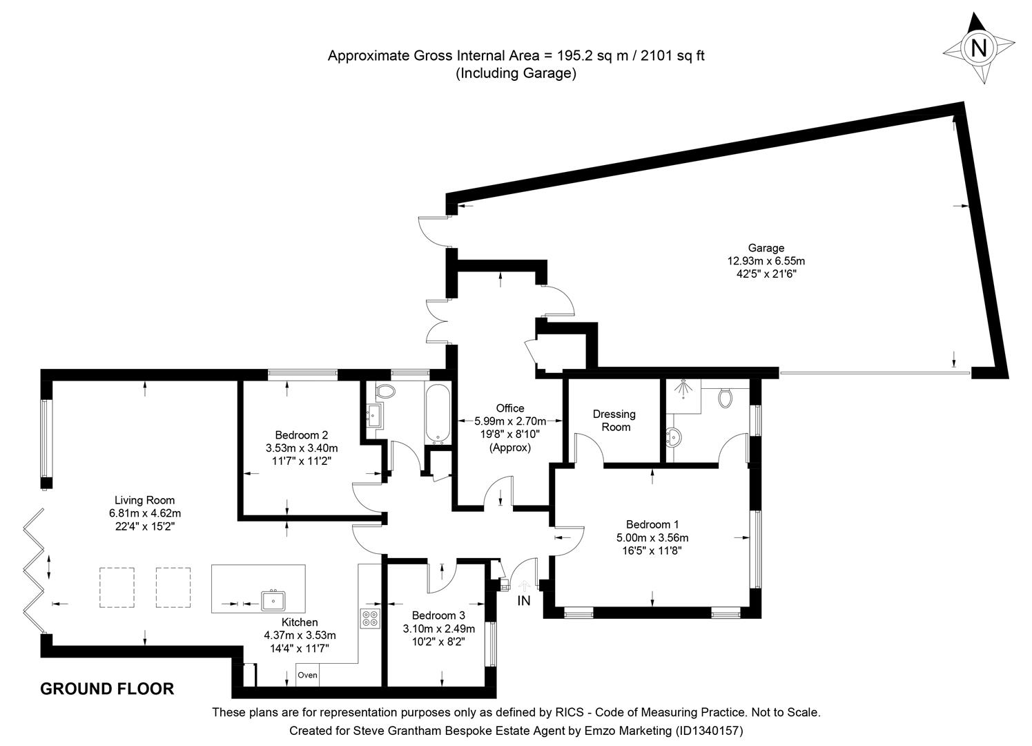 13, Keats Close, Waterlooville floorplan