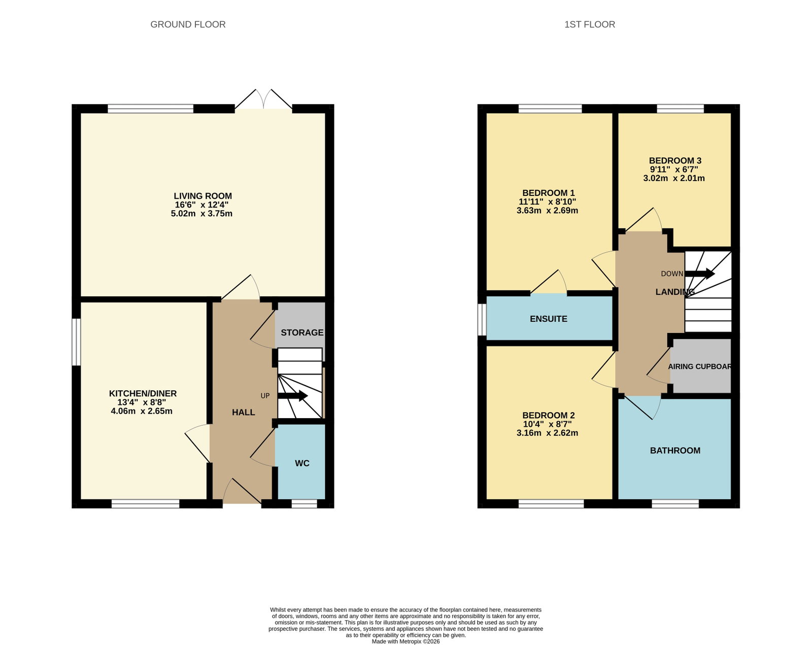 11, Hunters Way, Gloucester floorplan