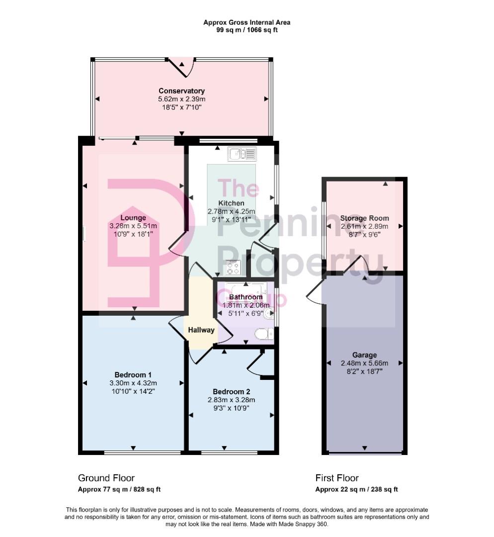 8, Ings Way, Sheffield floorplan