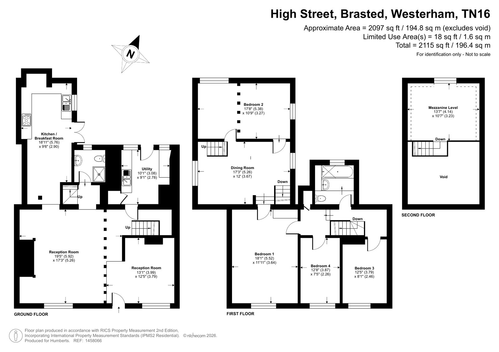 17, High Street, Westerham floorplan
